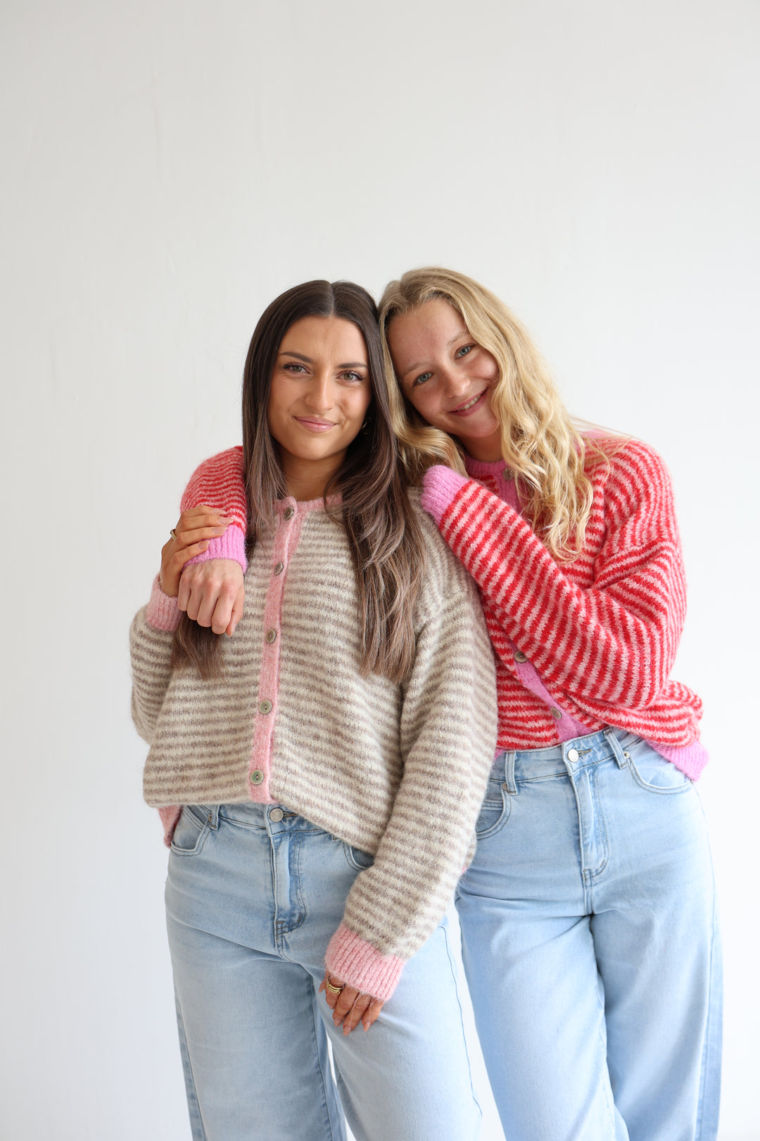 Gestreifter Cardigan Moodline Knit