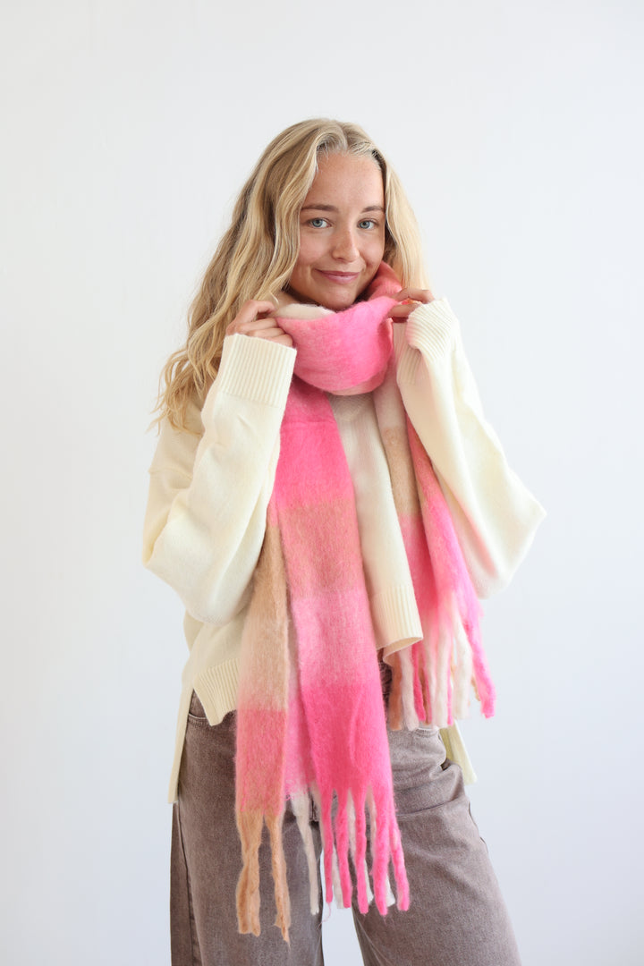 Cotton Candy Cozy Scarf