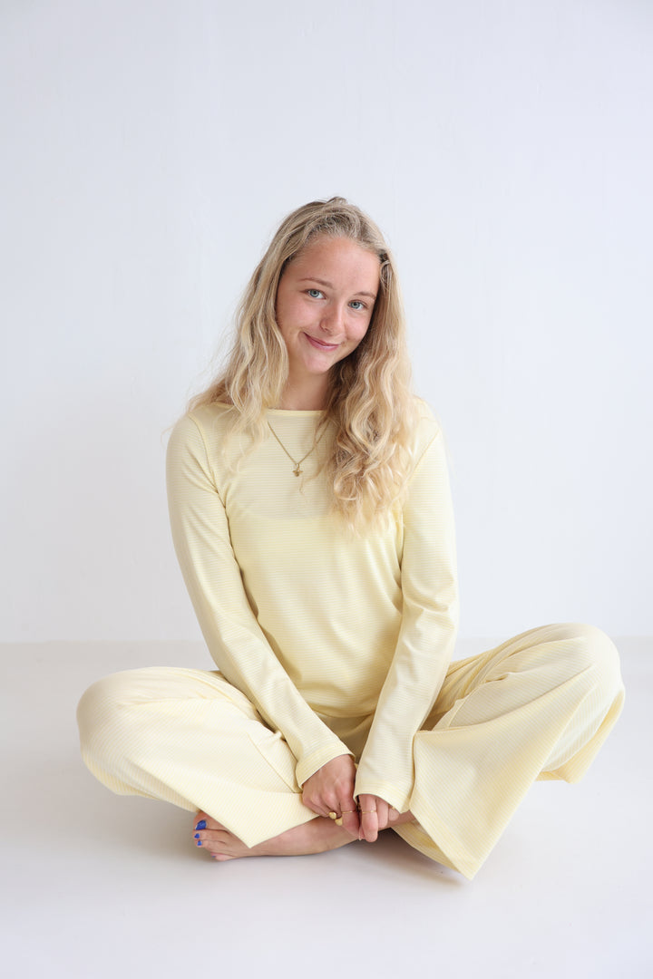 Fine Striped Sweatpants