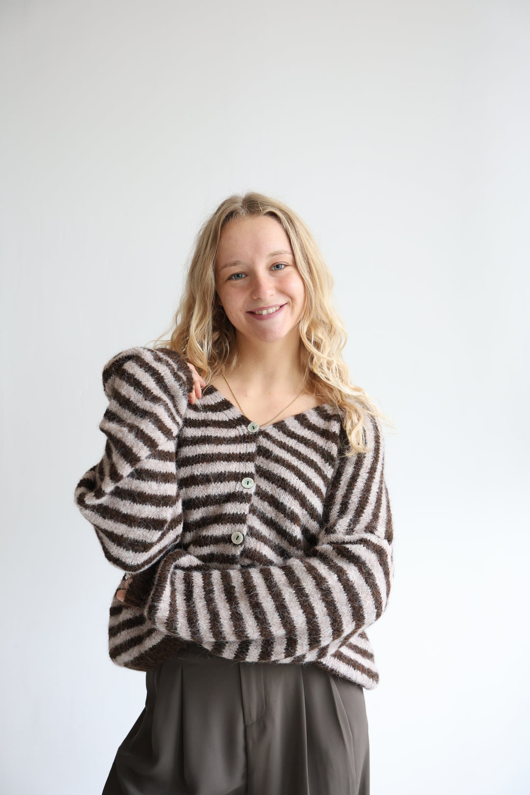 Gestreifter Cardigan Cosima