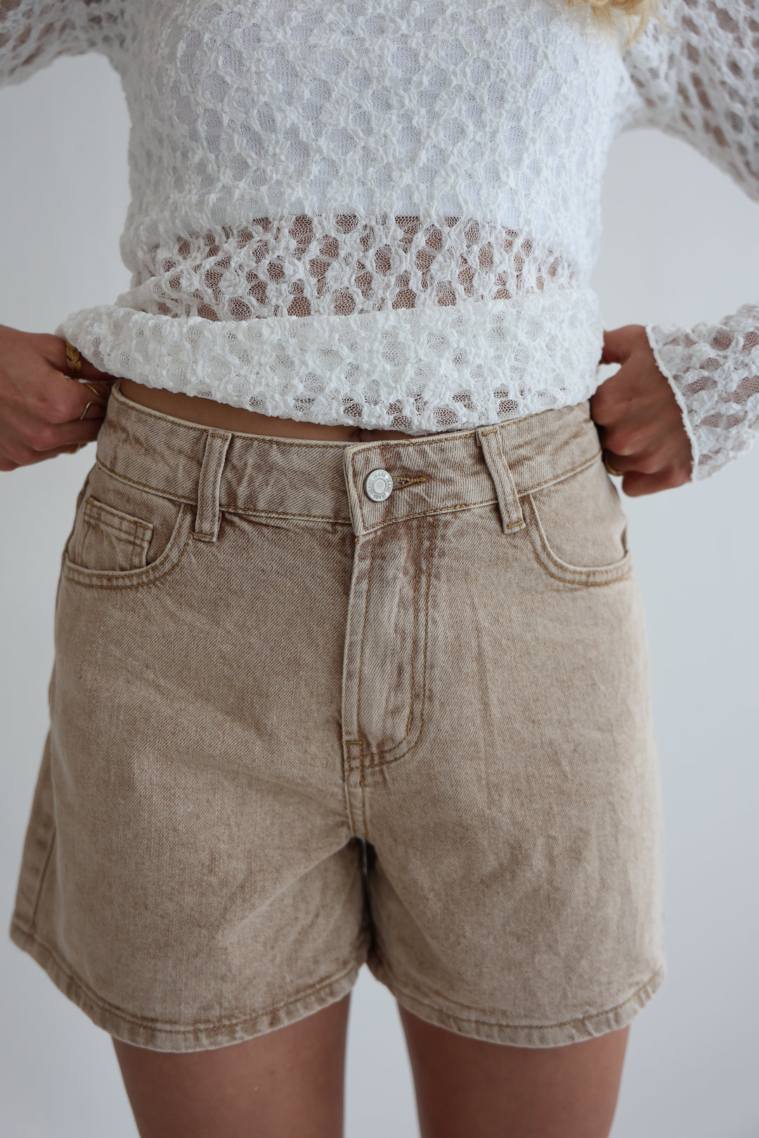 Relaxed Fit Denim Shorts