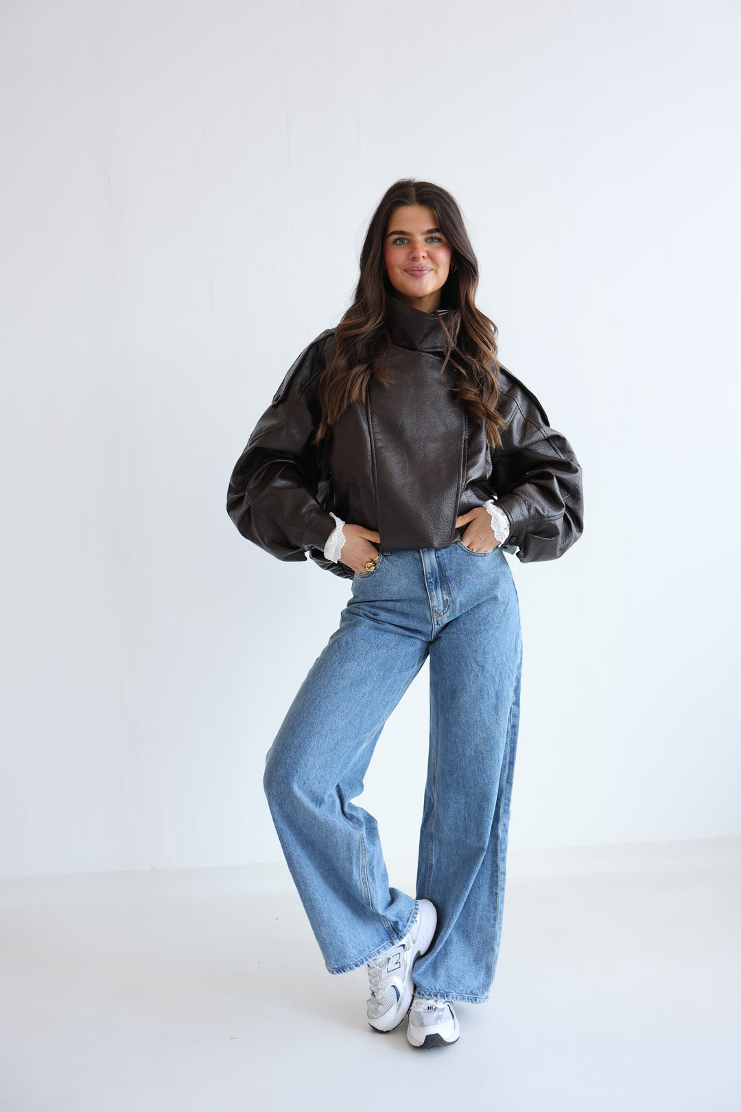 Oversize Bikerjacke Milano