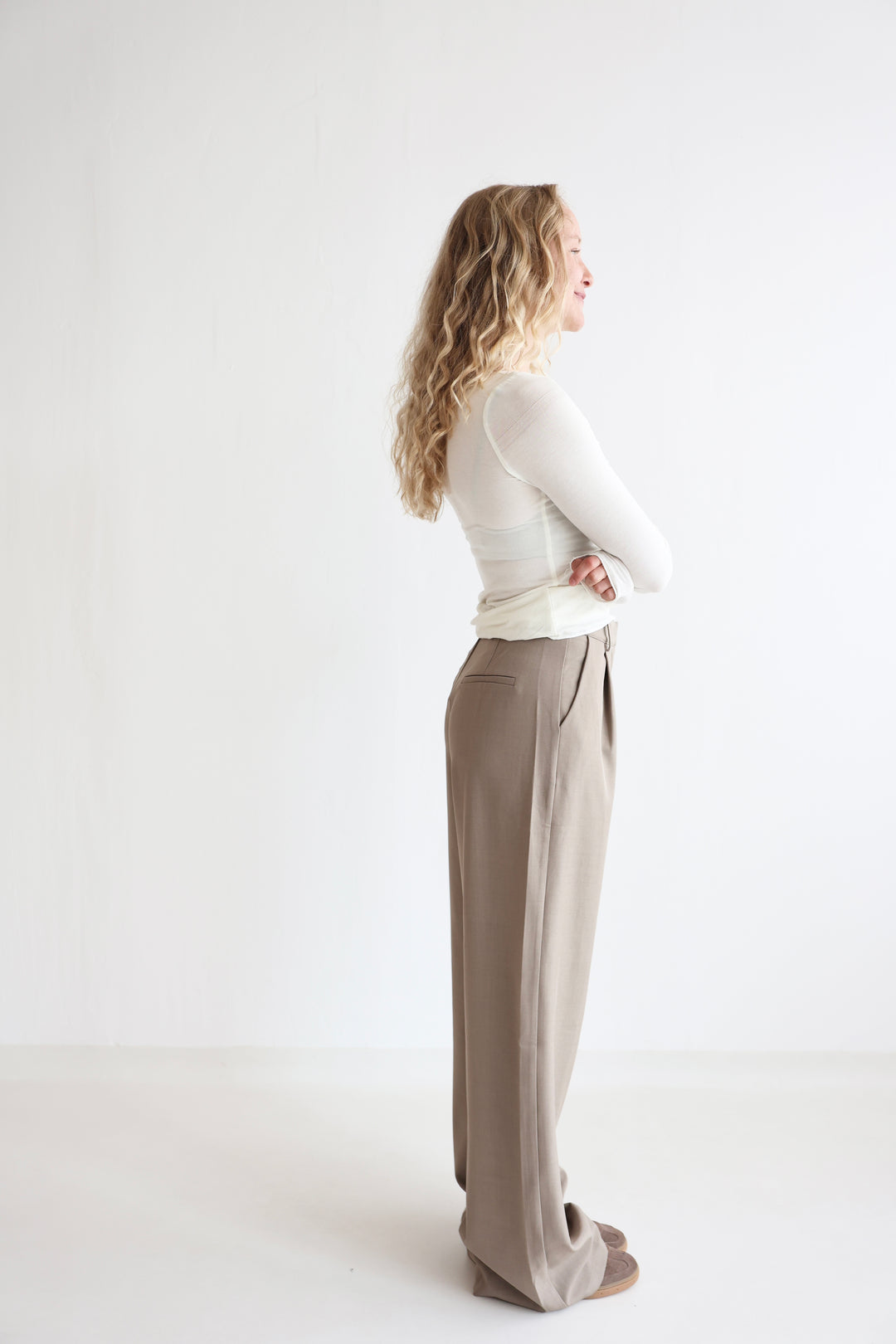 Bundfaltenhose Casual Look