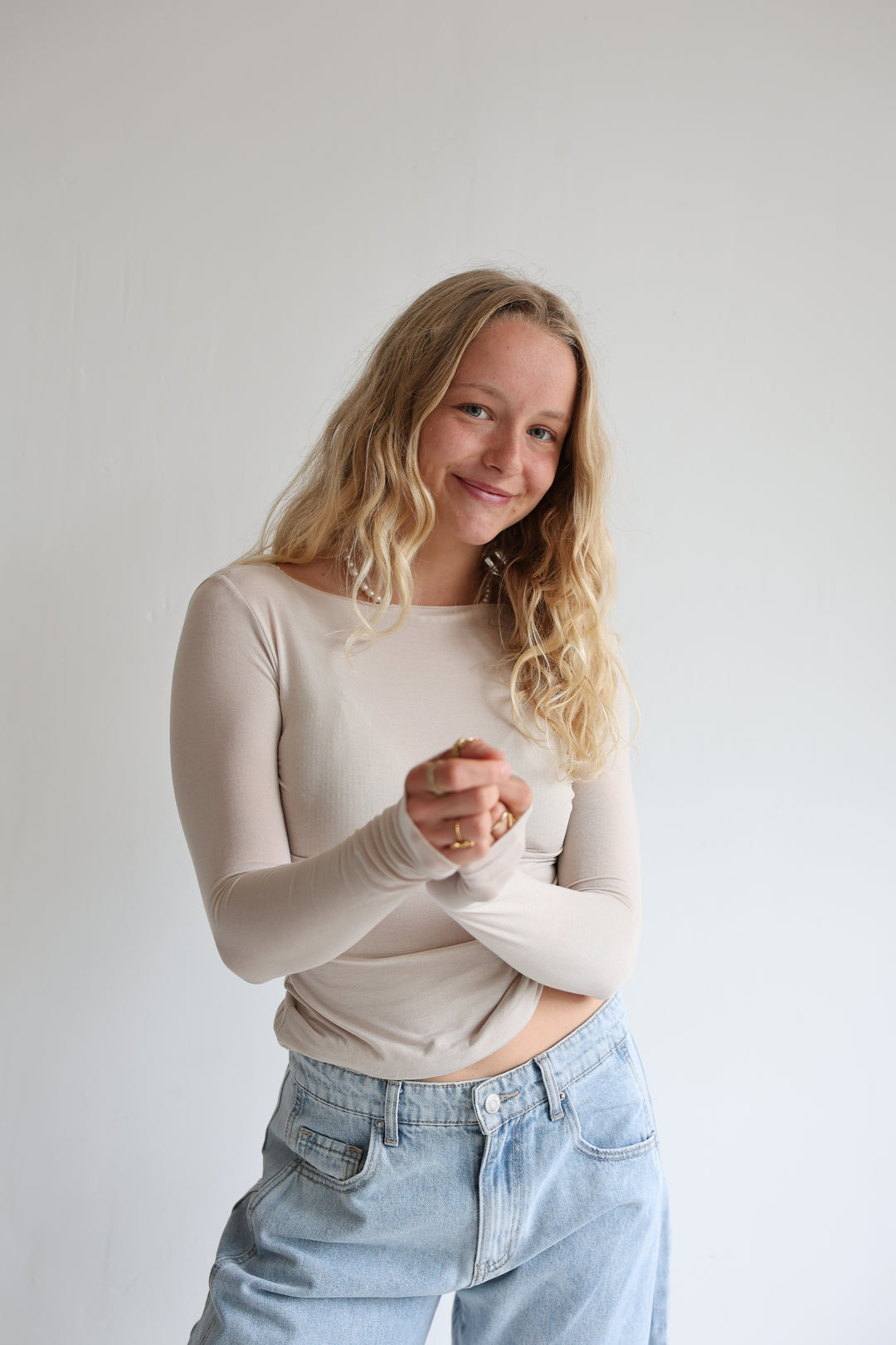 Cashmere Longsleeve Liliana (einfarbig)