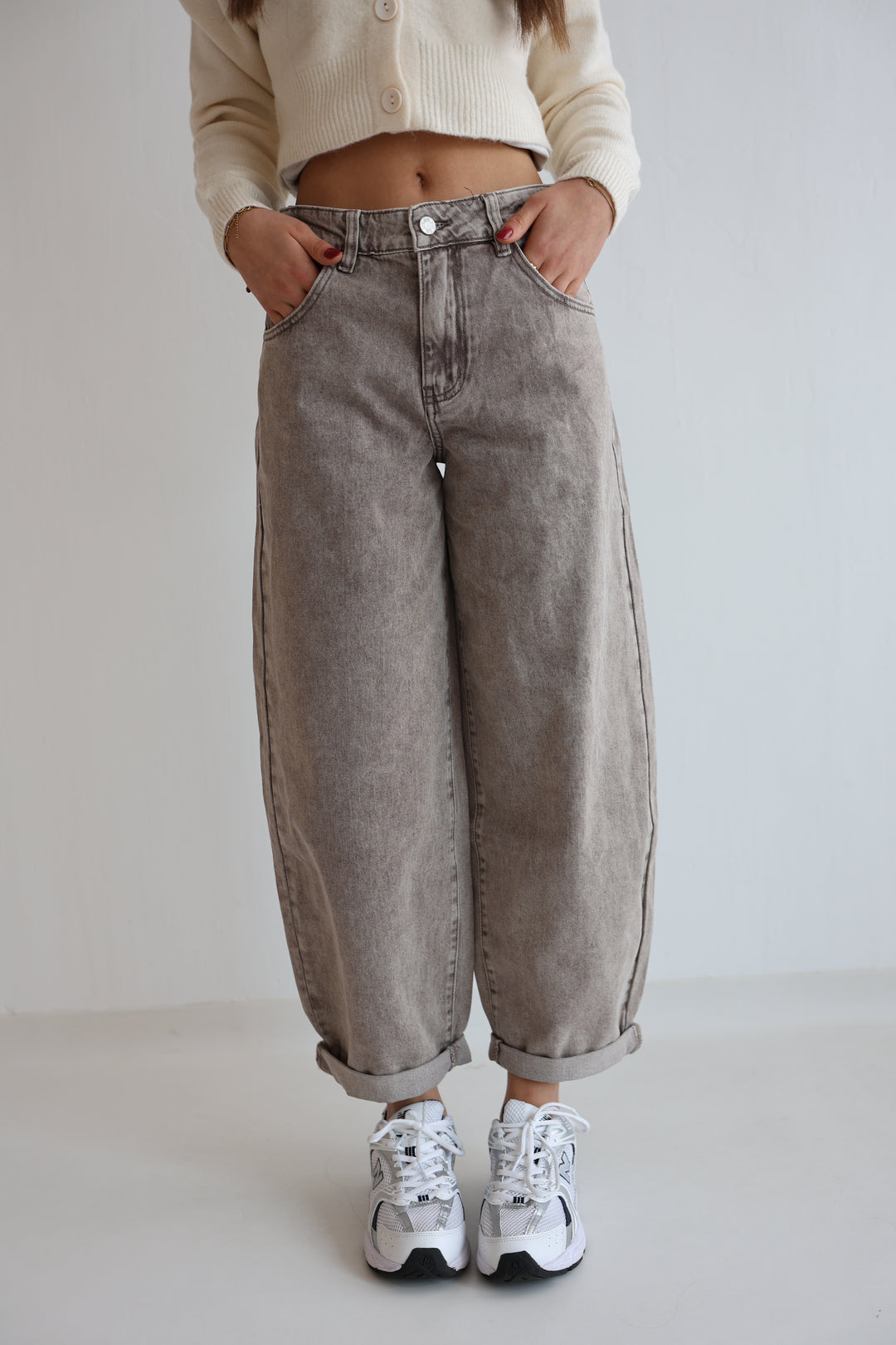 Barrel Fit Cocoa Shades Jeans