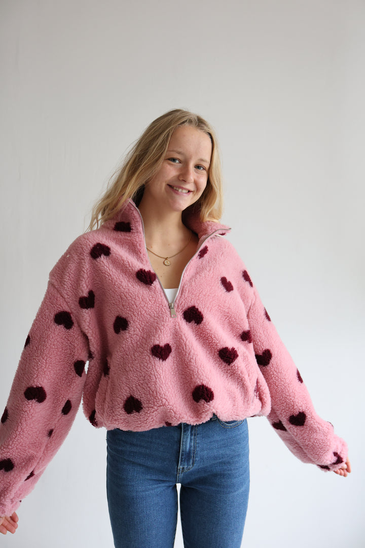 Teddy Zipper Warm Heart