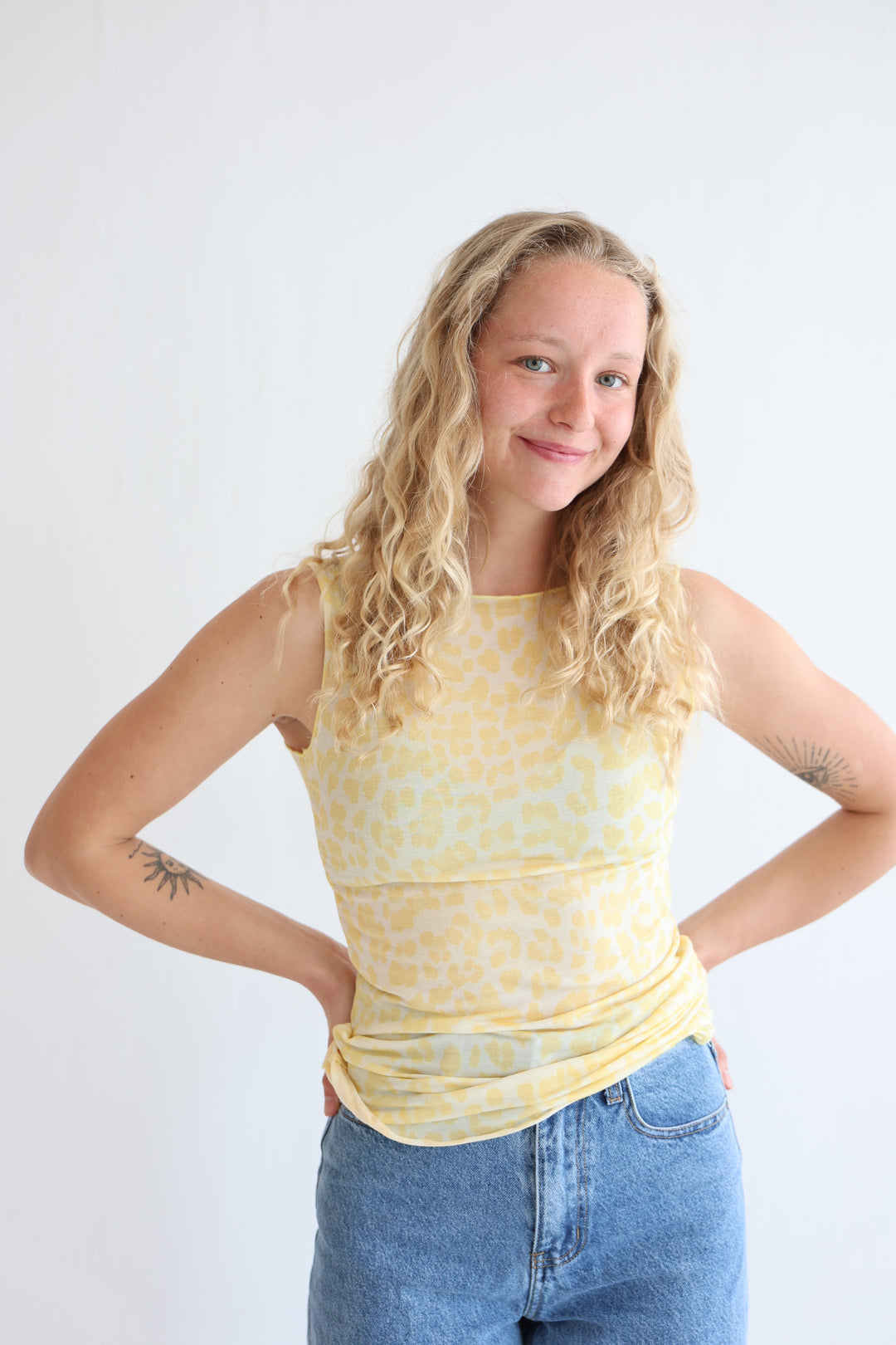 Cashmere Top Wild Leo