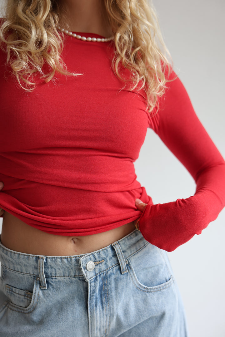 Cashmere Longsleeve Liliana (einfarbig)