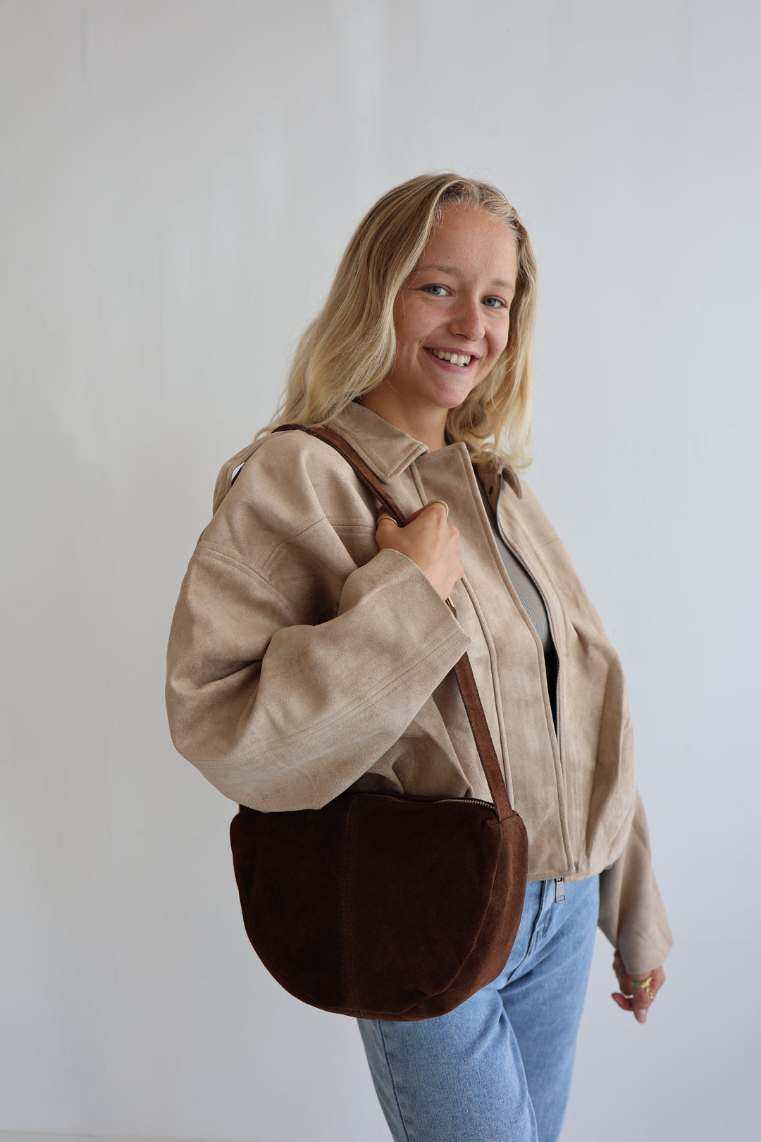 Wildledertasche Maple