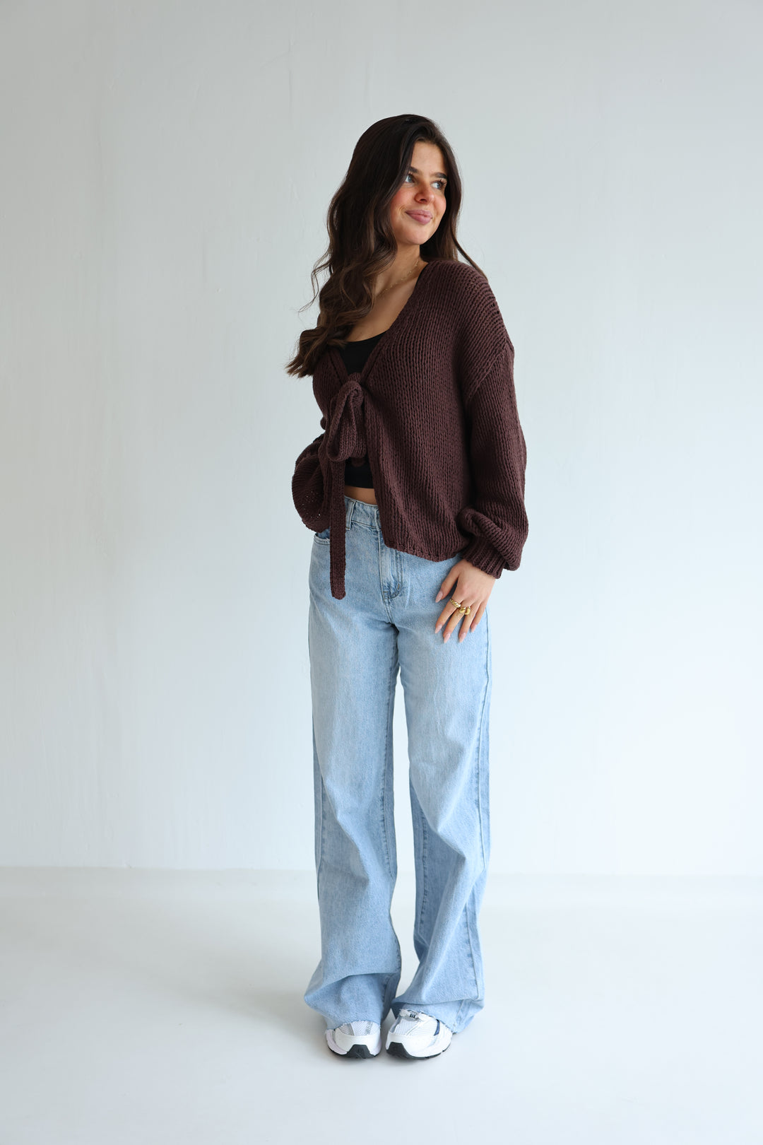Cardigan mit Schleife Elsa