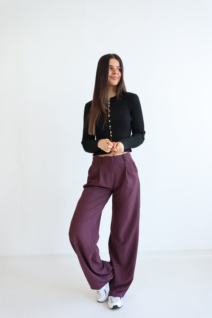 Bundfaltenhose Casual Look