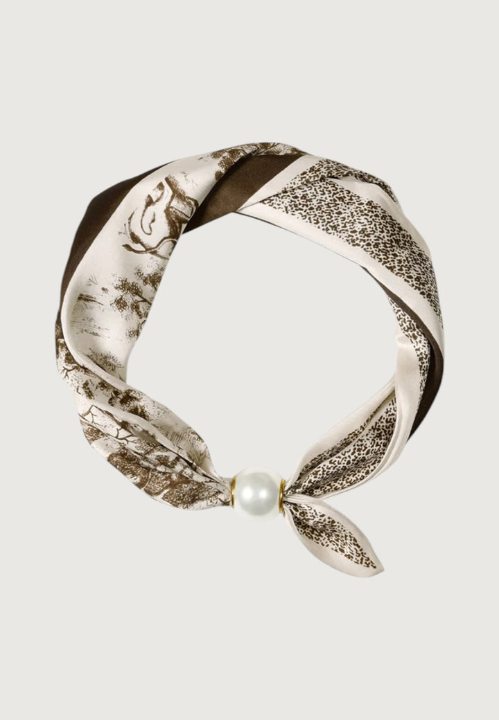 Botanical Pearl Scarf