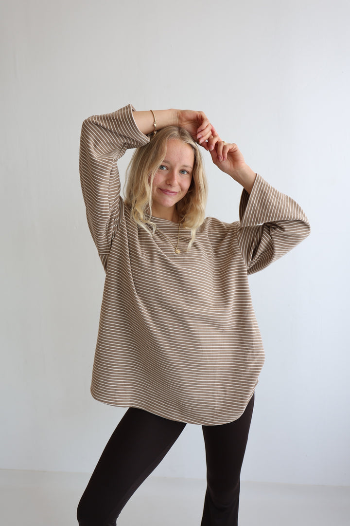 Gestreiftes Longsleeve Striped Soul