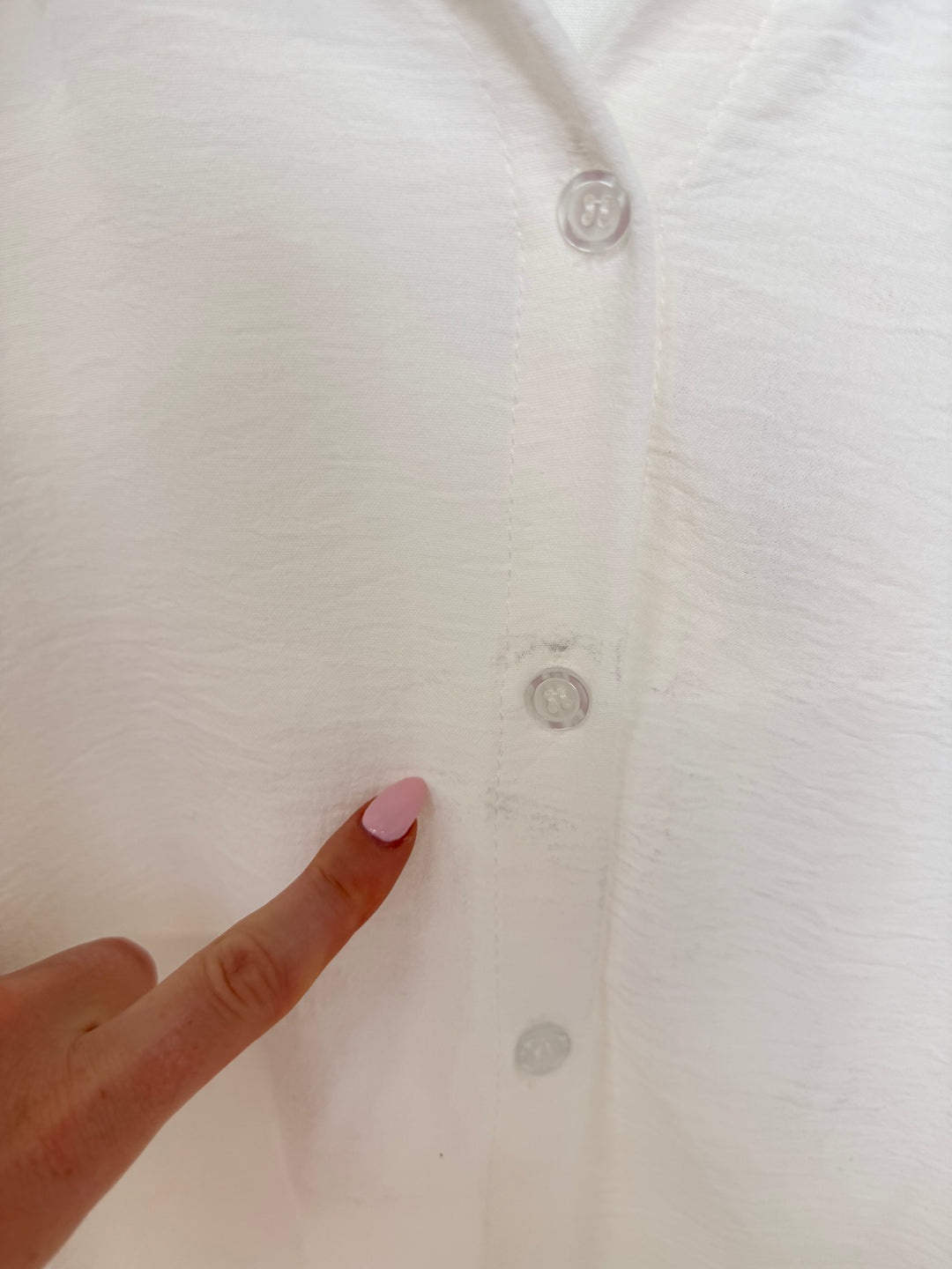 RÜSCHENBLUSE MELLY WEISS (B-WARE)
