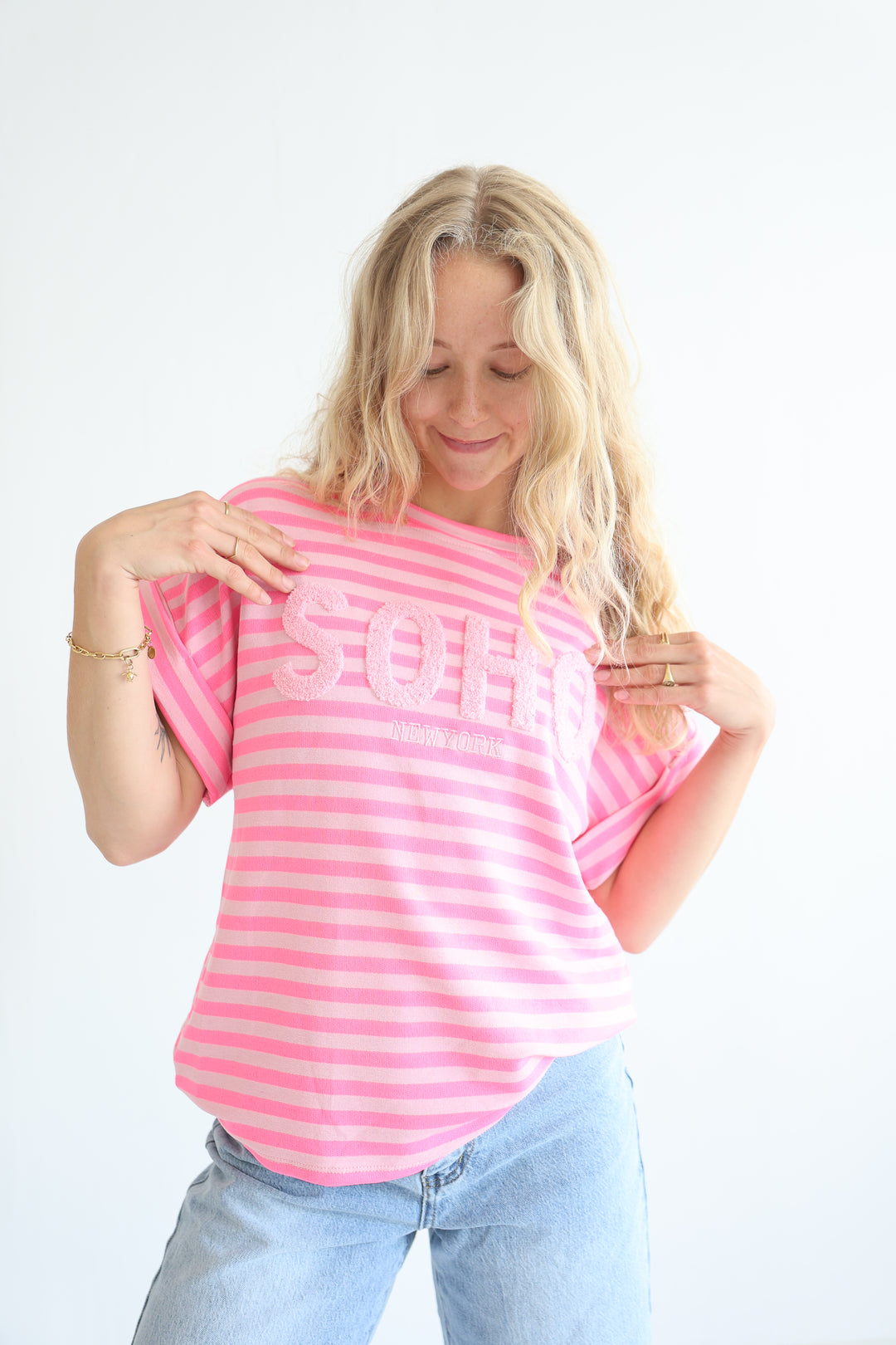 Gestreiftes T-Shirt Soho New York