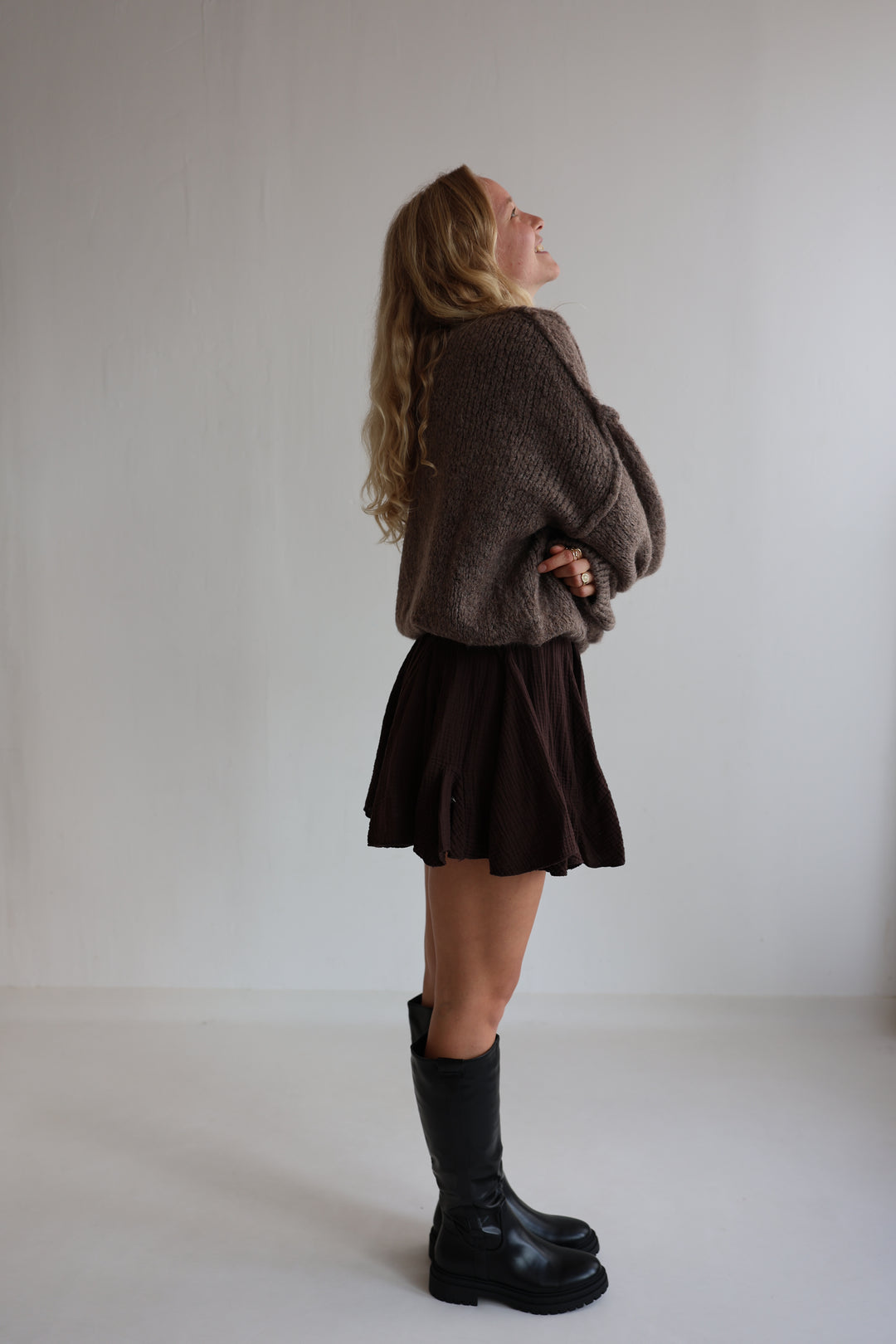 Volantrock aus Musselin Mila