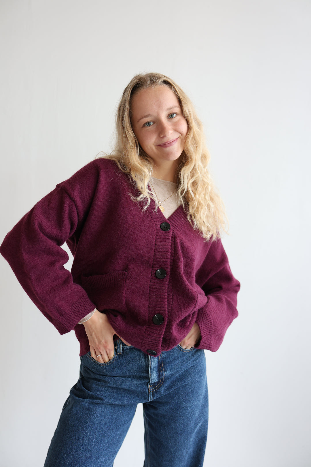 Oversize Cardigan Casual Love