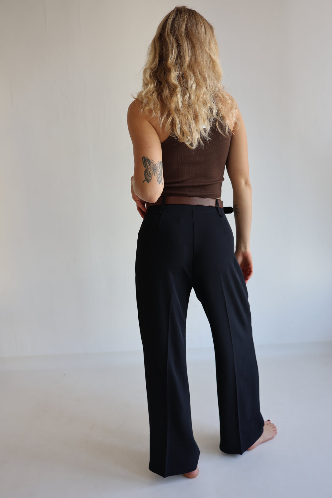 Bundfaltenhose mit Gürtel Anna