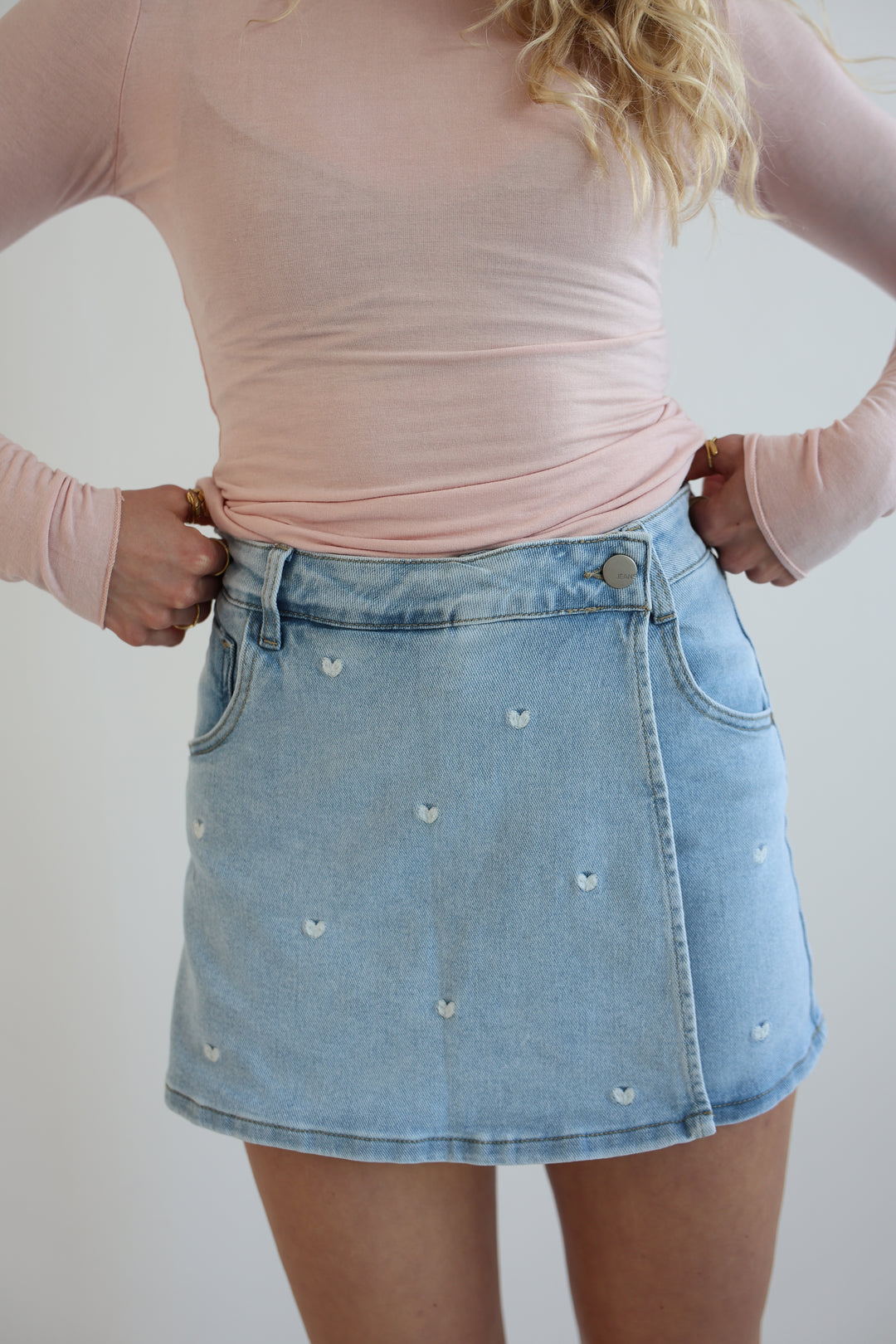 Jeans-Hosenrock Tiny Hearts