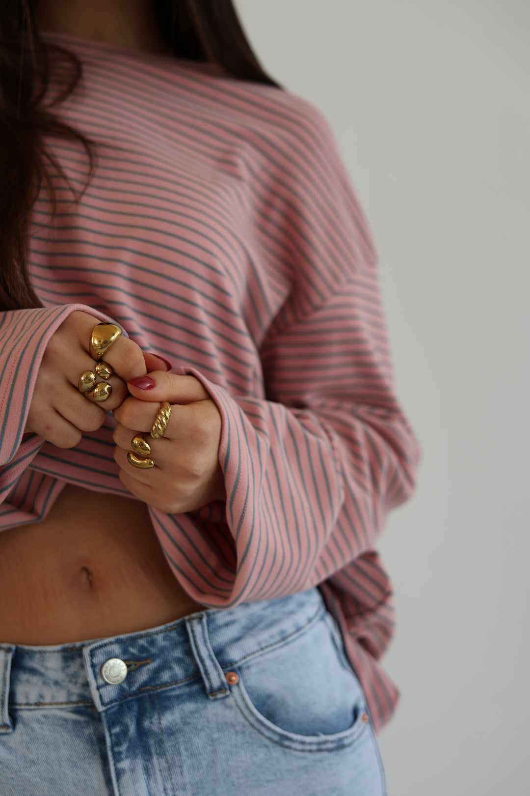 Gestreiftes Longsleeve Striped Soul