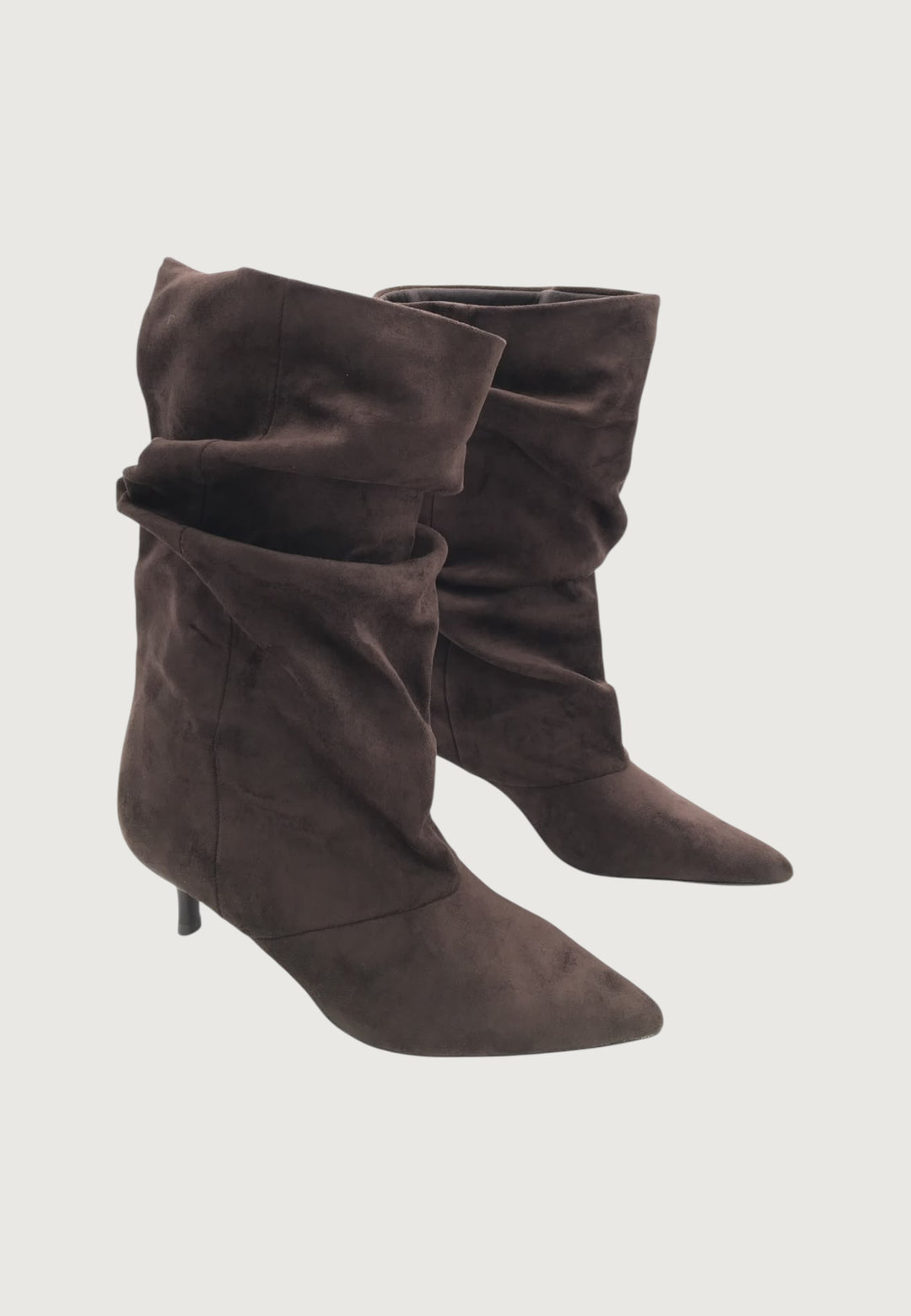 Slouch Heel Boots