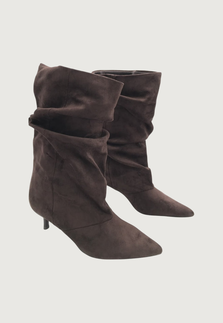 Slouch Heel Boots