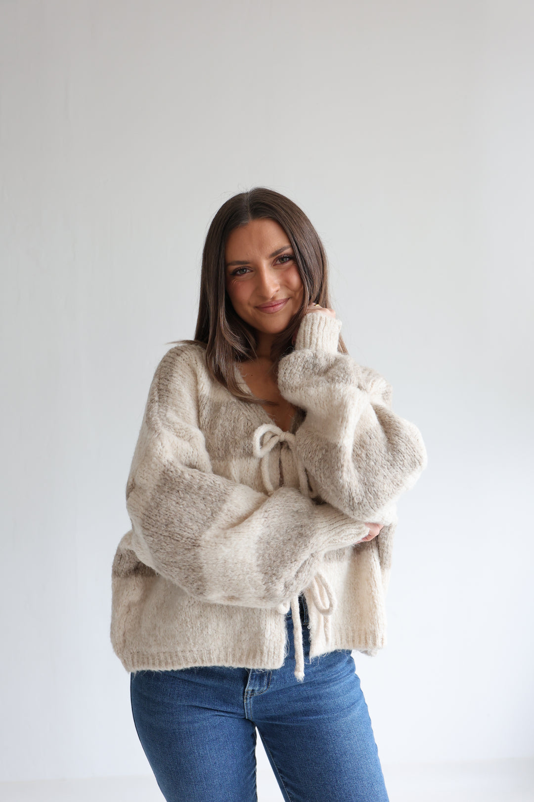 Gestreifter Cardigan Luana