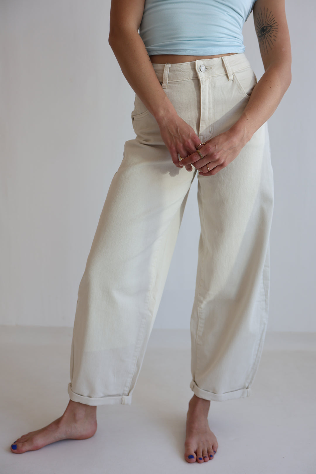 Barrel Fit Cocoa Shades Jeans