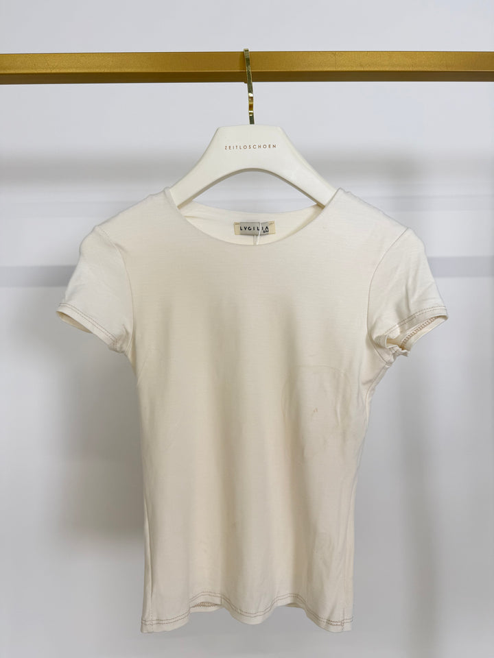 T-SHIRT SIMPLY SEAMLESS CREME (B-WARE)