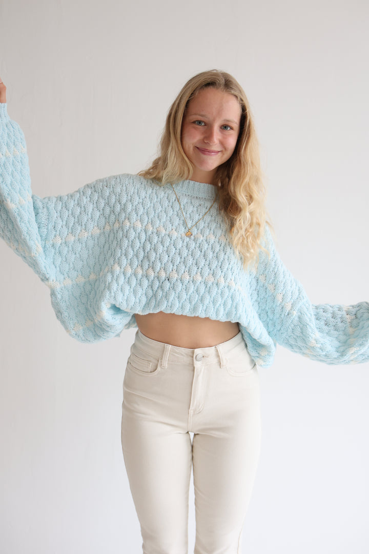Bubble Knit Pullover
