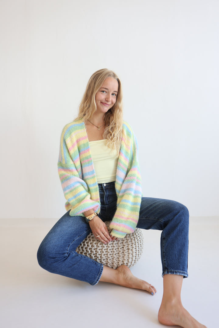 Cotton Candy Cardigan
