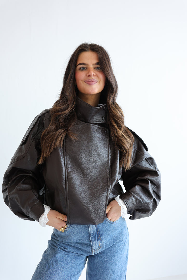 Oversize Bikerjacke Milano