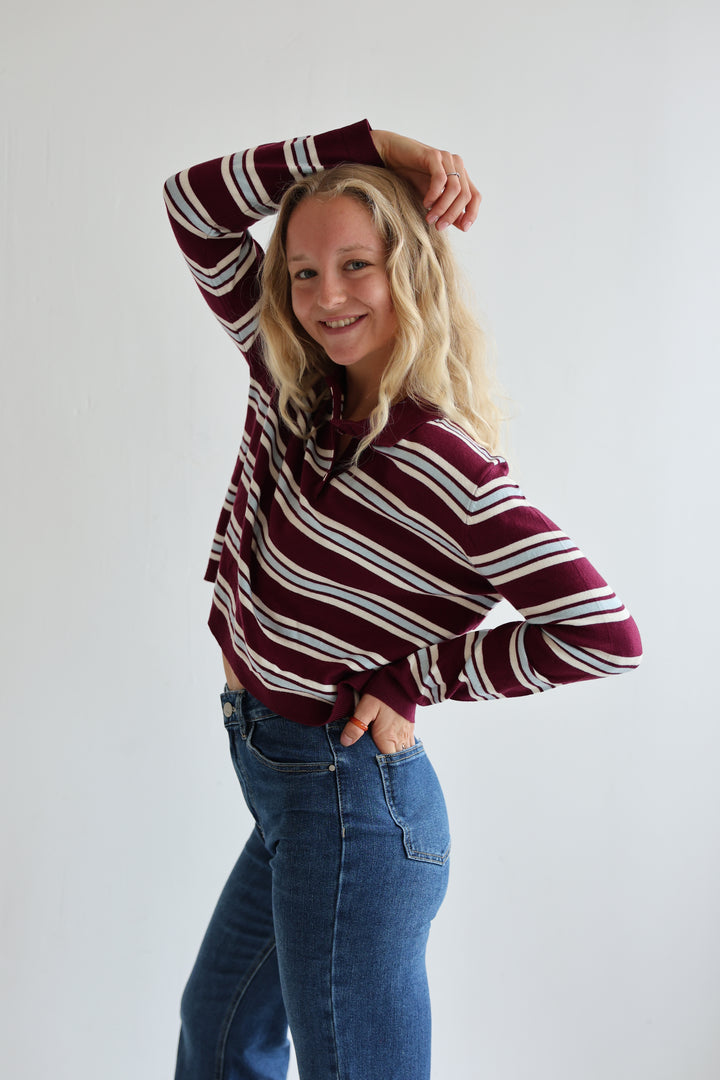 Fine Stripes Long Polo