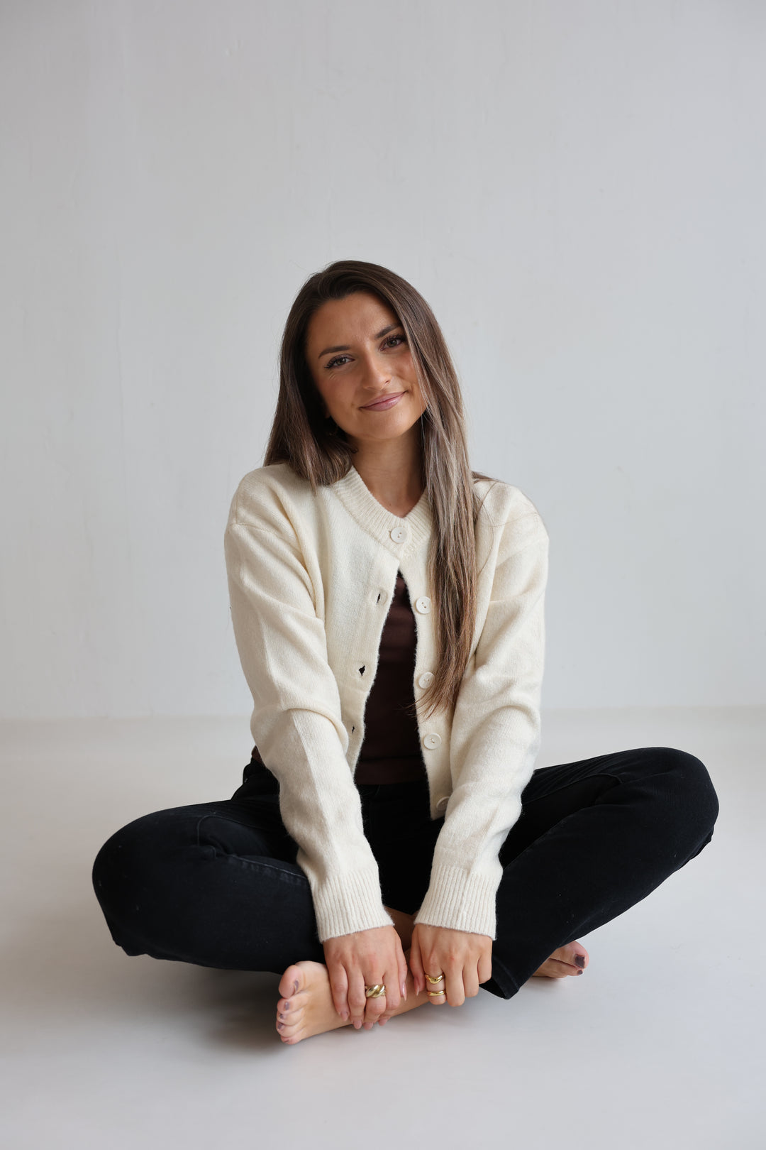 Cropped Cardigan Cozy Snuggle