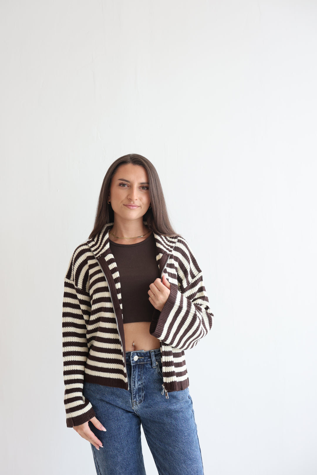 Easygoing Stripe Cardigan