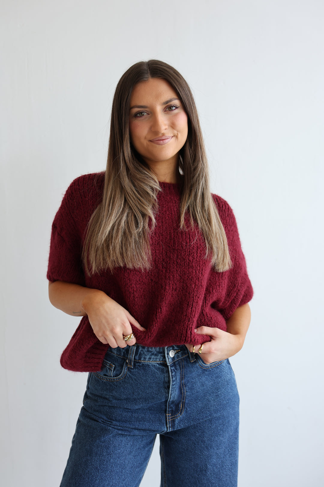 Kurzarm Oversize Pullover Merve