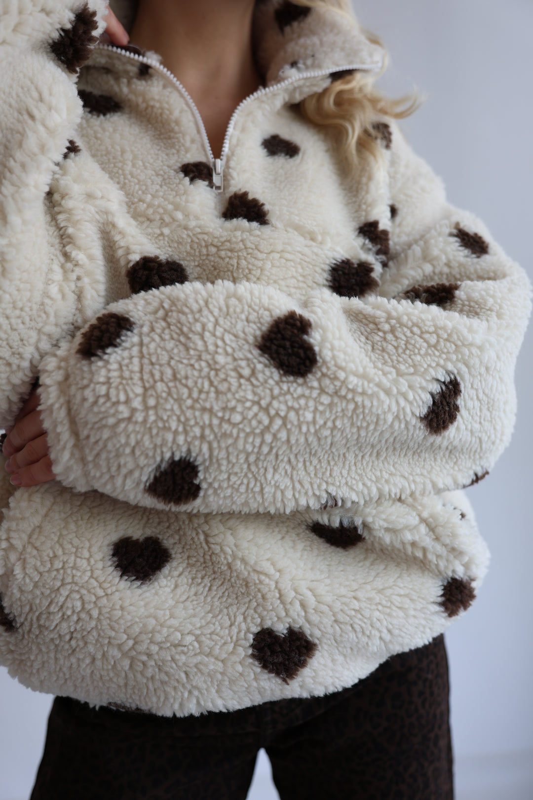 Fleece Zipper Warm Hearted