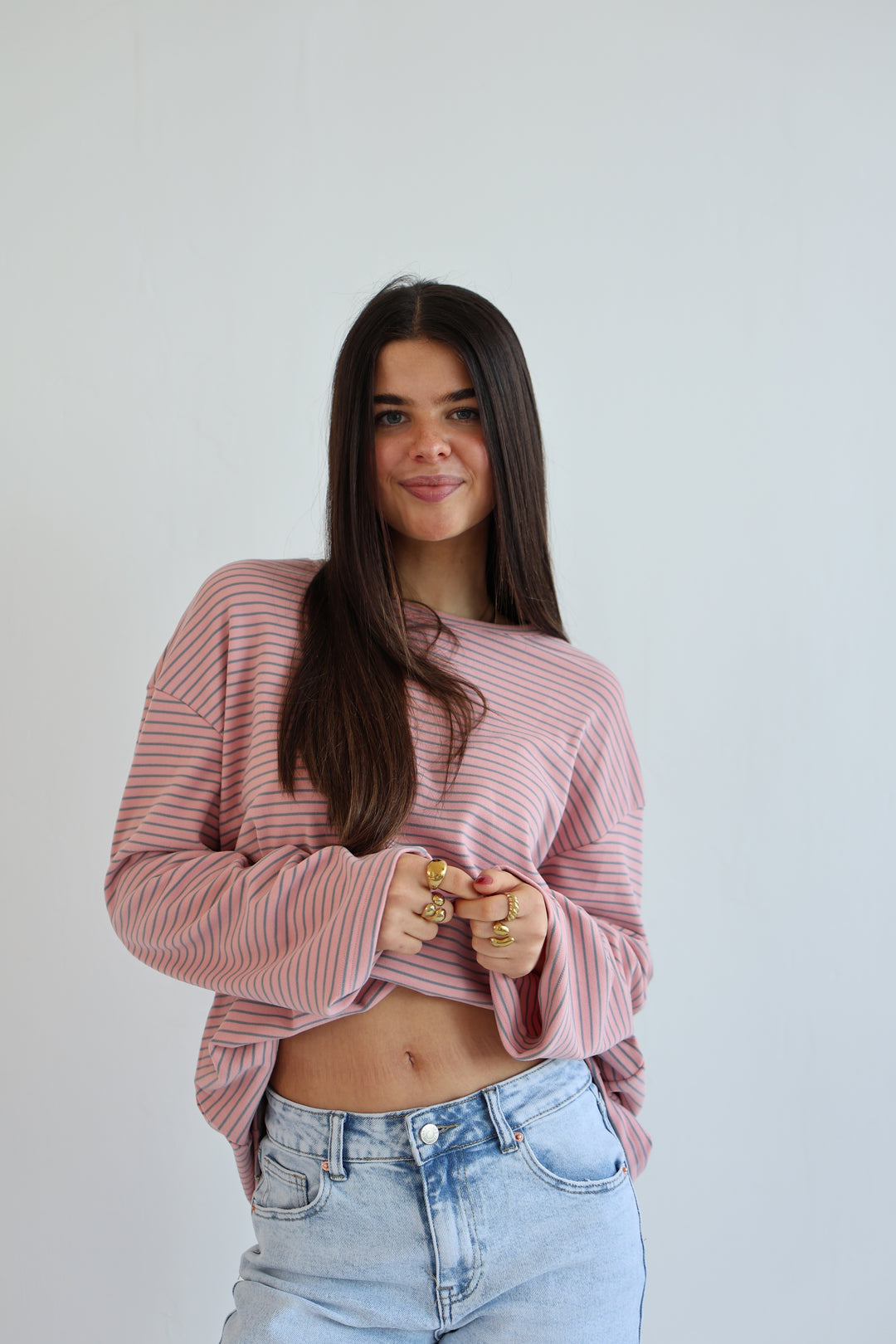 Gestreiftes Longsleeve Striped Soul