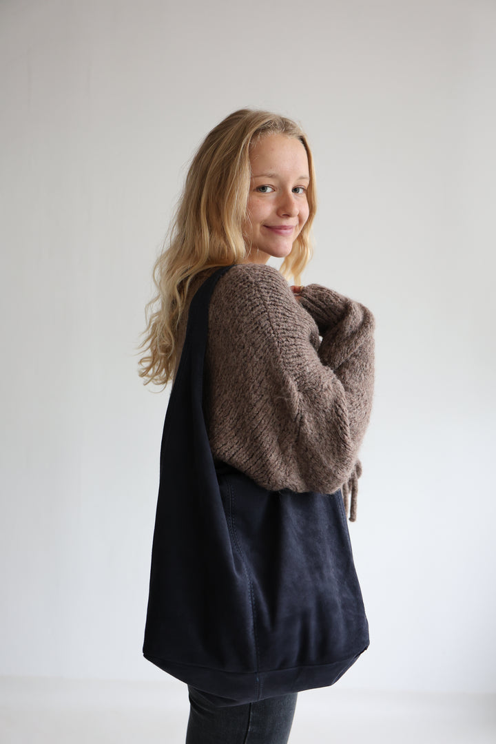 Handtasche aus Wildleder Chestnut Dream