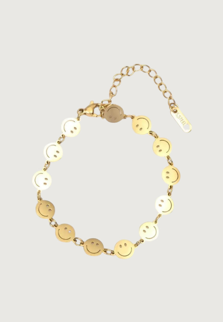 Smiley Charm Armband