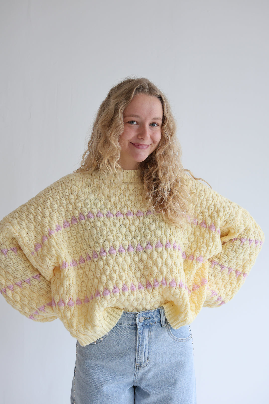 Bubble Knit Pullover