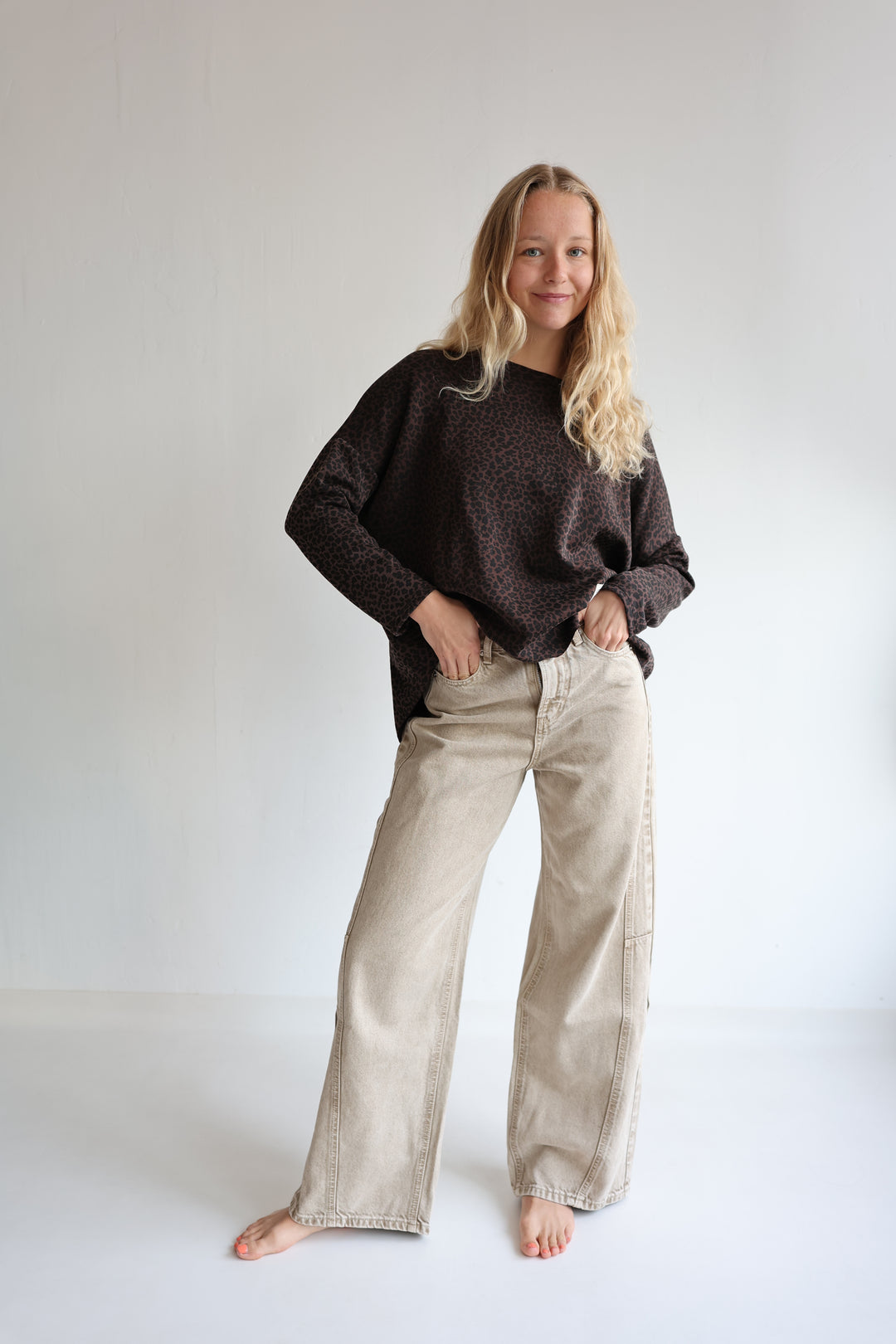 Relaxed Barrel Fit Jeans Juna