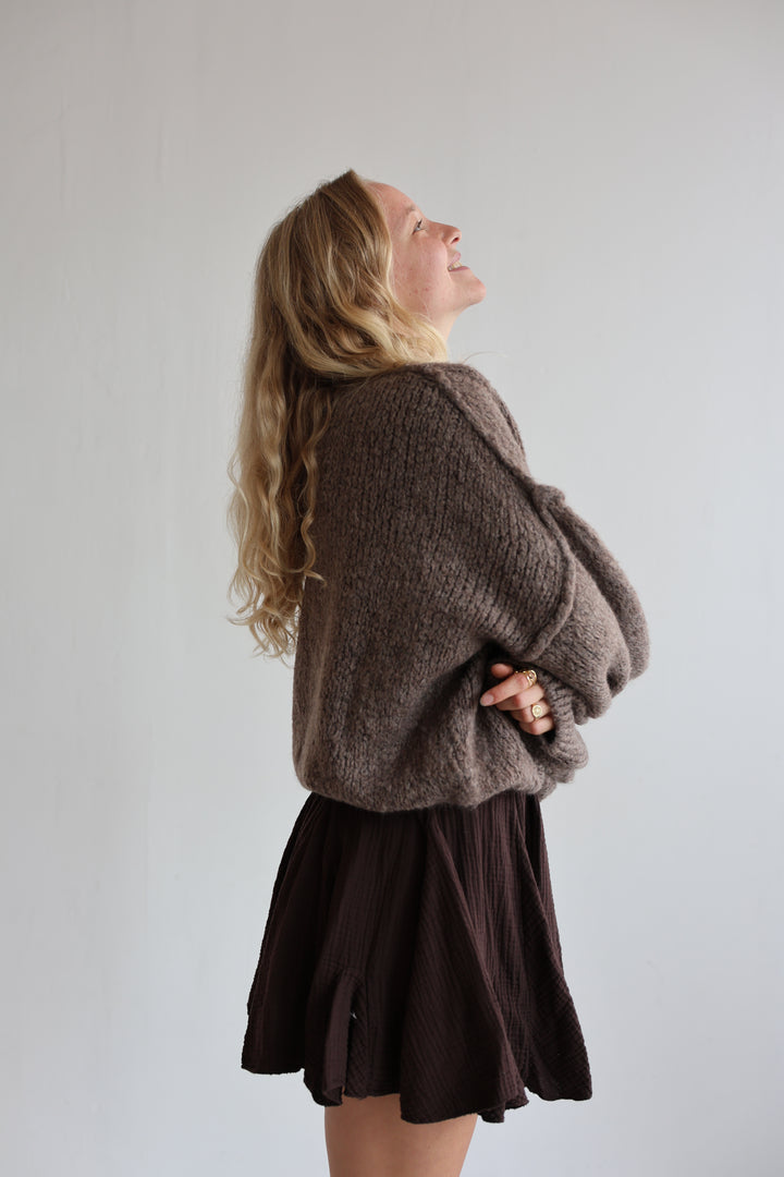 Volantrock aus Musselin Mila