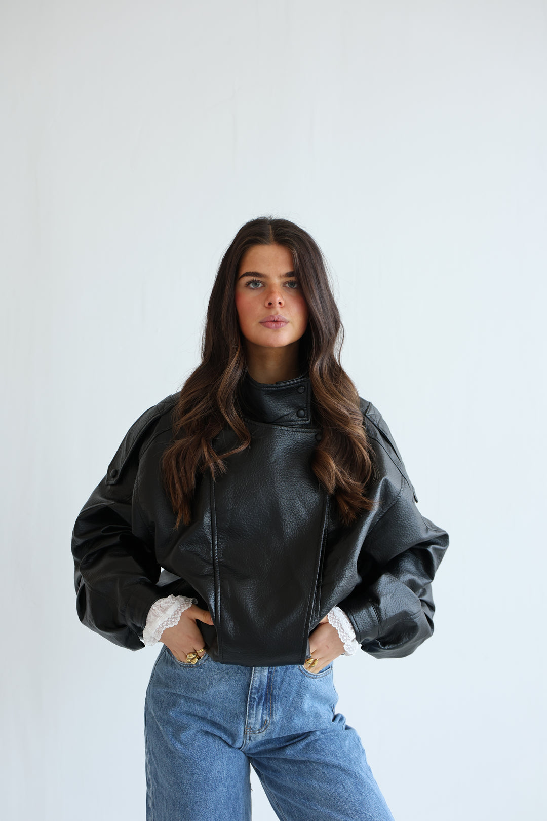 Oversize Bikerjacke Milano