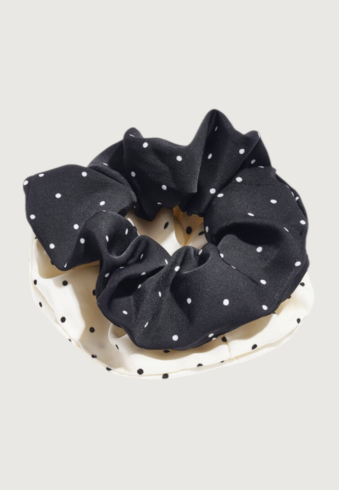Parisian Dot Scrunchie Duo