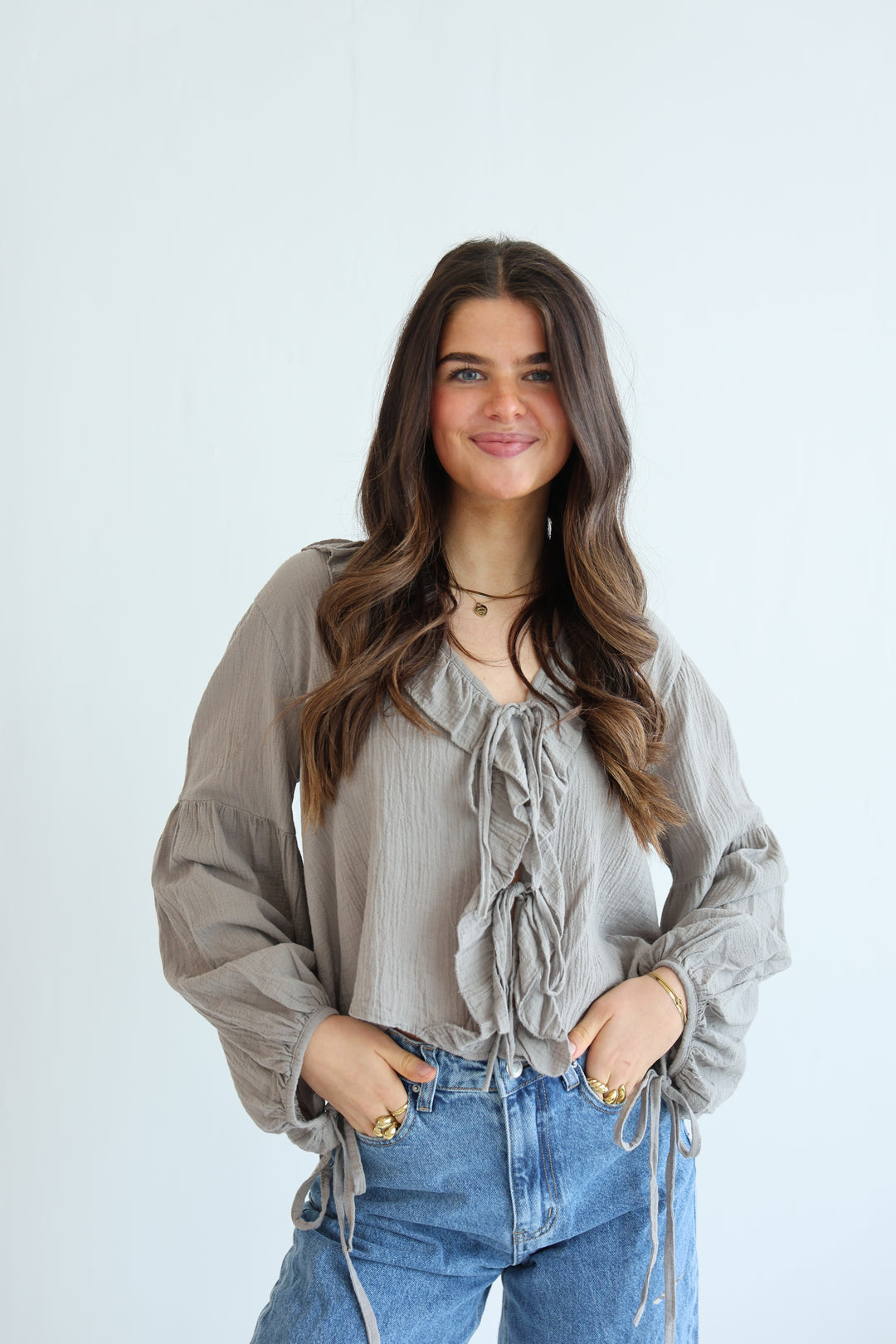 Rüschenbluse Leyla
