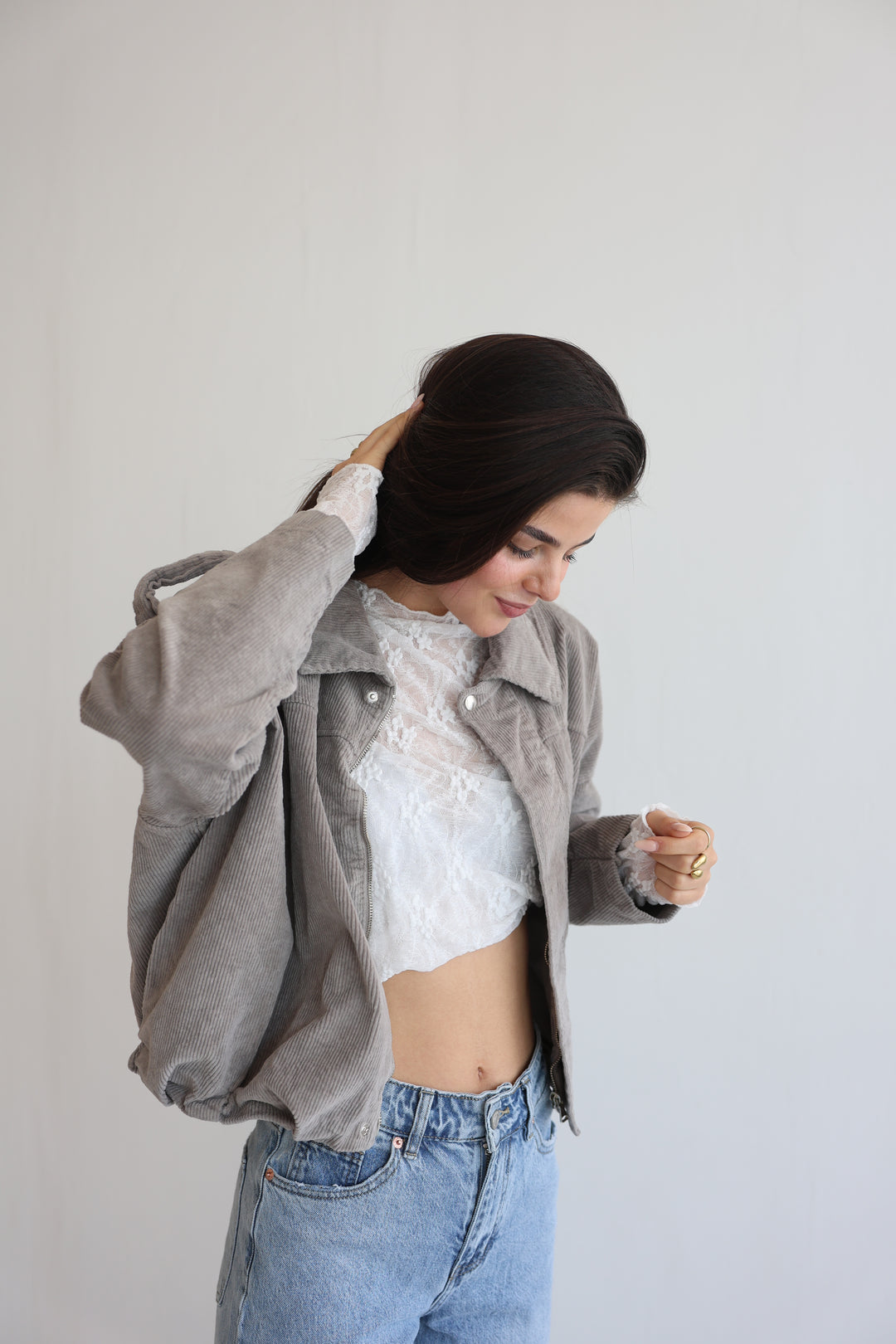 Cord Bomber Jacket