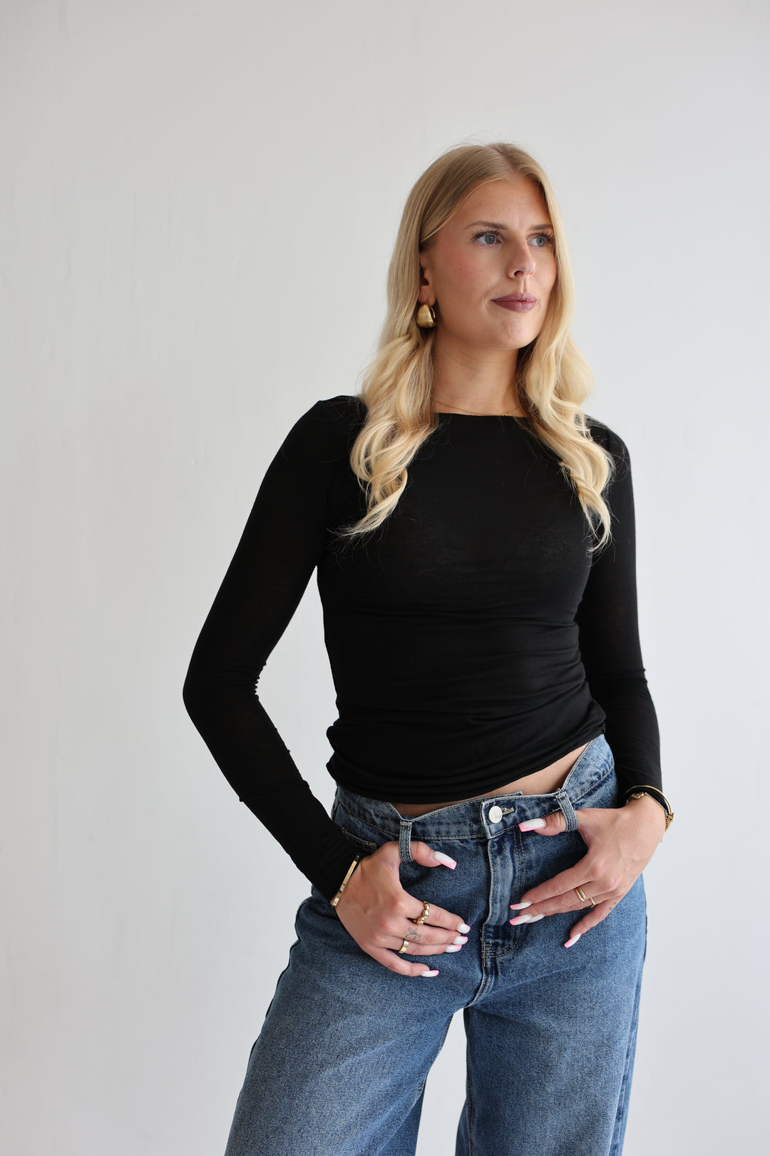 Cashmere Longsleeve Liliana (einfarbig)