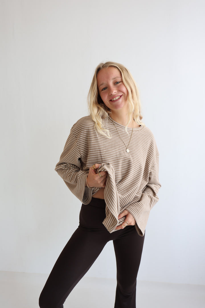 Gestreiftes Longsleeve Striped Soul