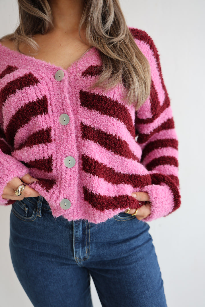 Cardigan Cuddle Stripes